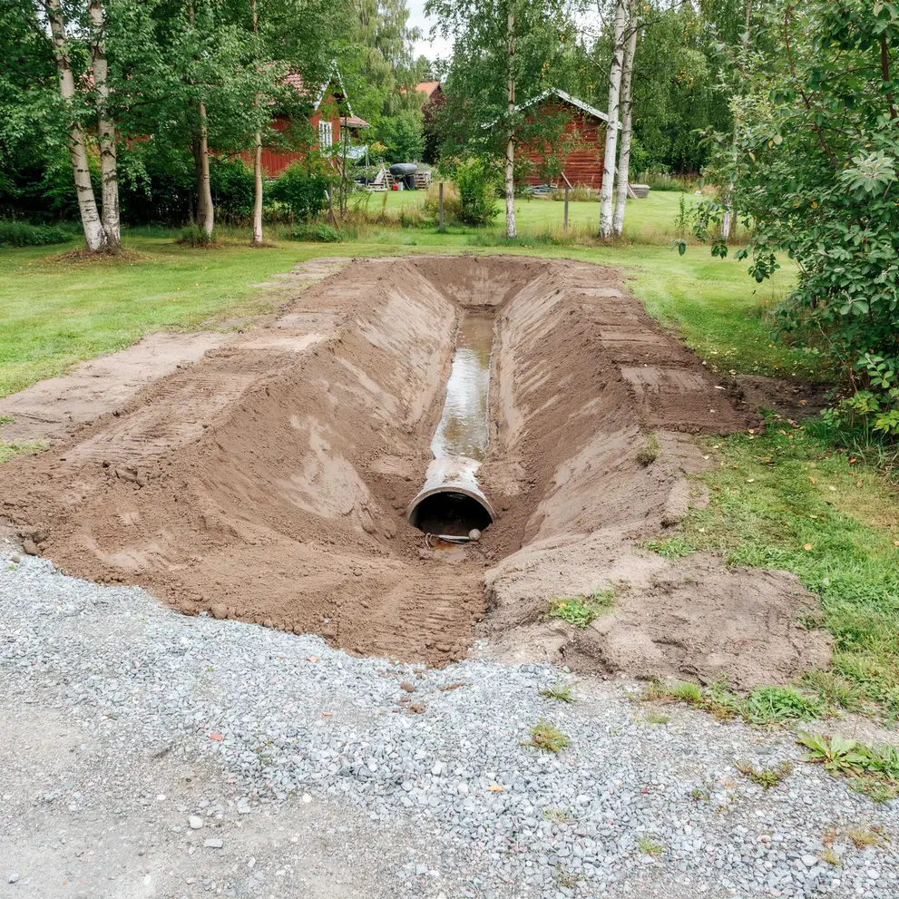 dikning rensning av diken roslagen
